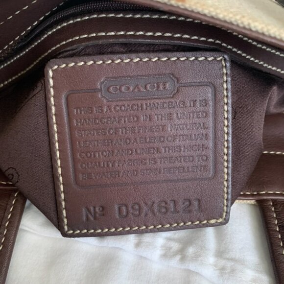 Coach Canvas Bleeker Satchel - Vintage / Authentic - Picture 6 of 7